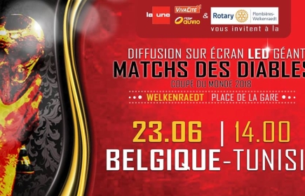 Belgique Tunisie 23/6/2018 - 14h